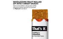 Load image into Gallery viewer, THAT'S IT Gluten Free Apple + Mango Fruit Bar, 1.2 oz, 12 Count
