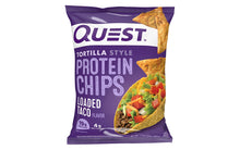 Load image into Gallery viewer, QUEST Protein Chips Loaded Taco, 1.1 oz, 8 Count