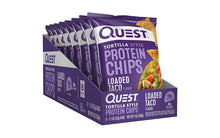 Load image into Gallery viewer, QUEST Protein Chips Loaded Taco, 1.1 oz, 8 Count