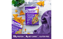 Load image into Gallery viewer, QUEST Protein Chips Loaded Taco, 1.1 oz, 8 Count