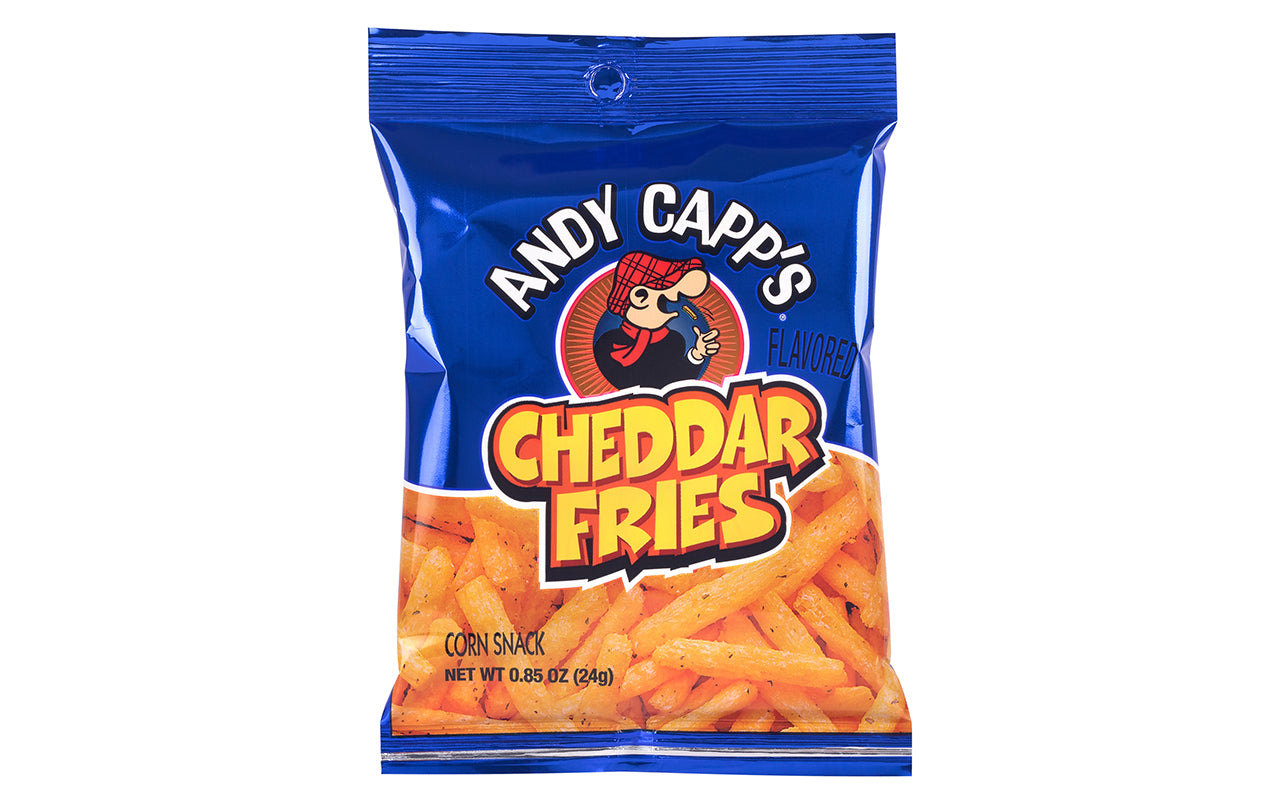 Andy Capps Cheddar Fries, 0.85 oz, 72 Count – Candydistributors.com