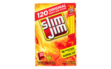 Load image into Gallery viewer, SLIM JIM Snack-Sized Smoked Meat Sticks Original, 0.28 oz, 120 Count
