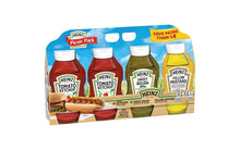 Load image into Gallery viewer, HEINZ Ketchup, Mustard &amp; Relish Picnic Pack, 4 Pack
