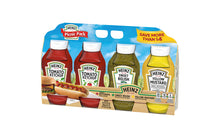 Load image into Gallery viewer, HEINZ Ketchup, Mustard &amp; Relish Picnic Pack, 4 Pack
