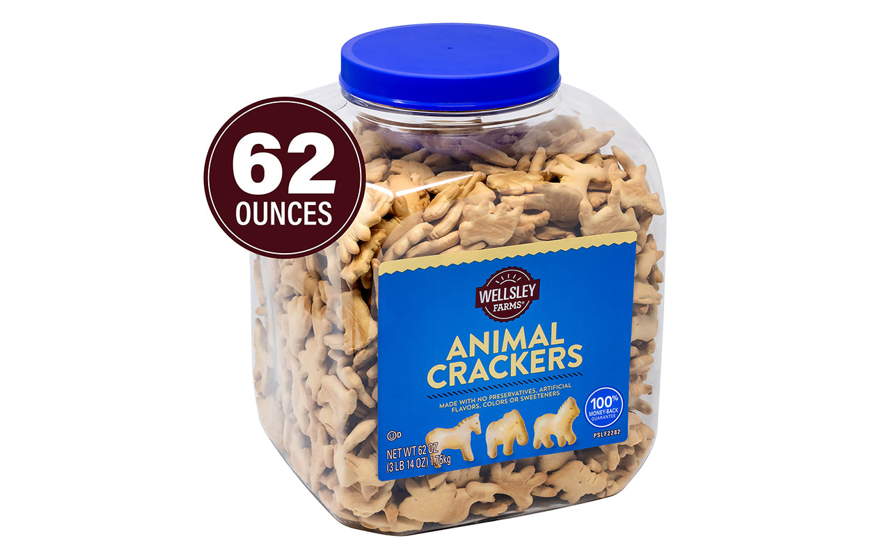 All-Natural Animal Crackers, 62 oz