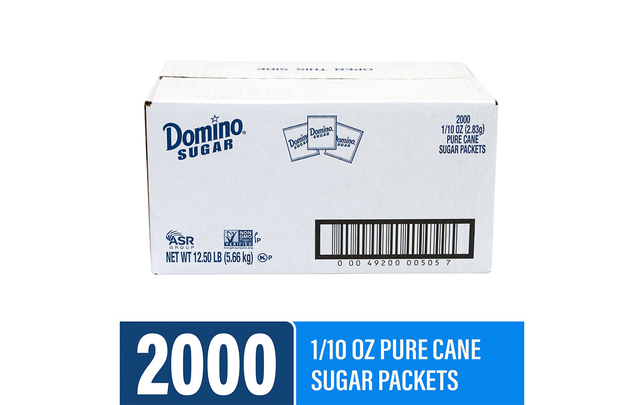 DOMINO Sugar Packets, 2000 Count