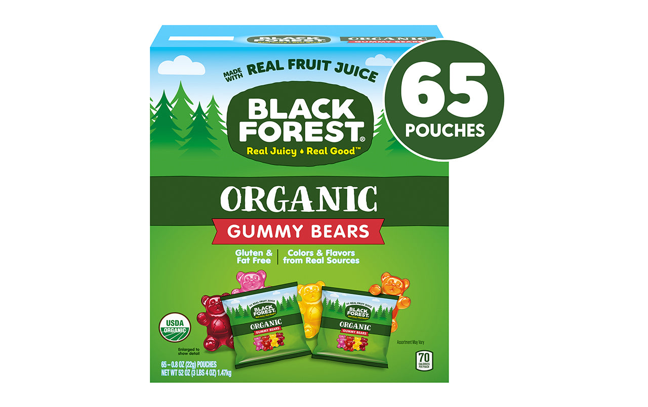 Black Forest Organic Gummy Bears, 0.8 oz, 65 Count