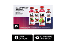 Load image into Gallery viewer, BAI Water Sunset Variety Pack, 18 fl oz, 15 Count
