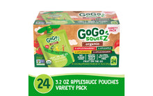 Load image into Gallery viewer, MATERNE GoGo Squeez Organic Applesauce On-The-Go Variety, 3.2 oz, 24 Count
