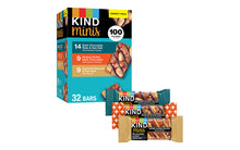 Load image into Gallery viewer, KIND Minis Dark Chocolate Nuts &amp; Sea Salt and Caramel Almond &amp; Sea Salt Variety, 0.7 oz, 32 Count
