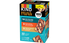 Load image into Gallery viewer, KIND Minis Dark Chocolate Nuts &amp; Sea Salt and Caramel Almond &amp; Sea Salt Variety, 0.7 oz, 32 Count
