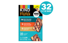 Load image into Gallery viewer, KIND Minis Dark Chocolate Nuts &amp; Sea Salt and Caramel Almond &amp; Sea Salt Variety, 0.7 oz, 32 Count
