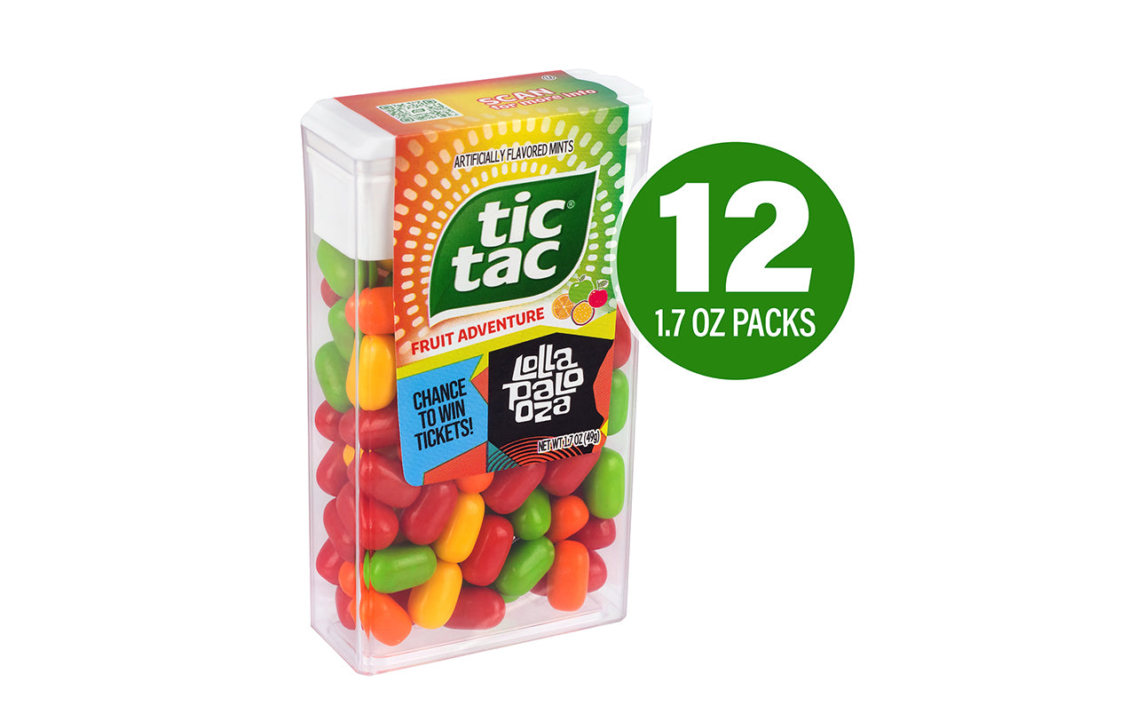 Tic Tac Fruit Adventure Singles, 1.7 oz 12 Count