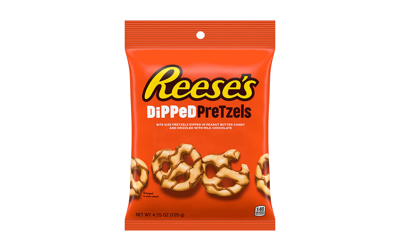 REESE'S Dipped Pretzels, 4.25 oz, 4 Count
