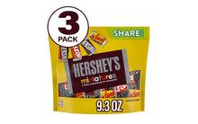 Load image into Gallery viewer, HERSHEY'S Miniatures Chocolate Candy Assortment, 9.3 oz, 3 Pack

