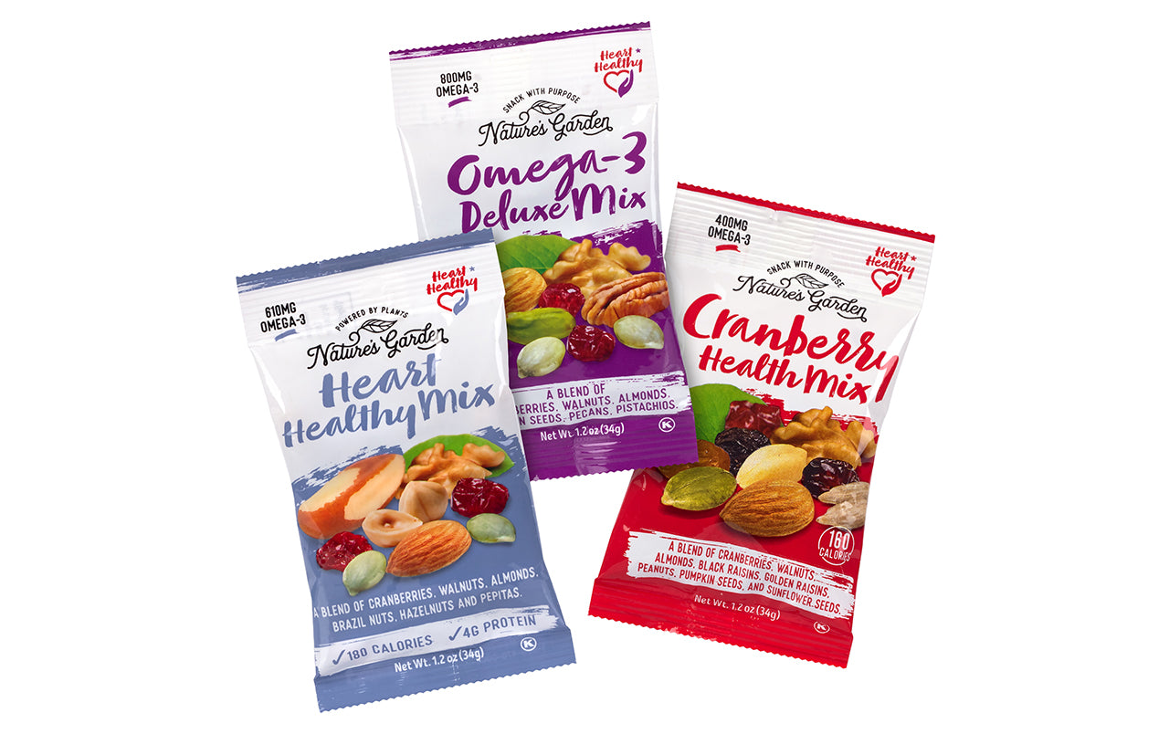 NATURE'S GARDEN Healthy Snack Mix Variety, 1.2 oz, 50 Count