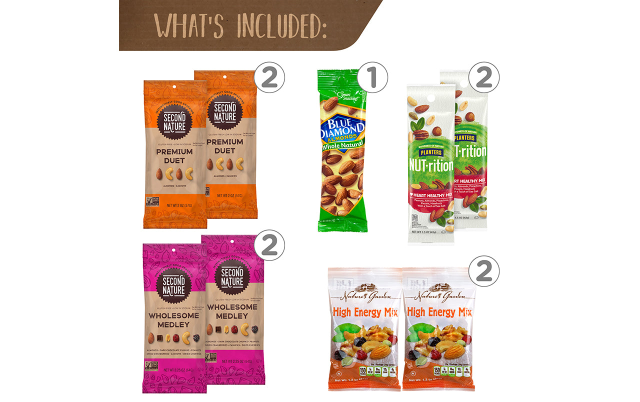 Nut Snack Box Healthy Mixed Nuts Snack Box – Candydistributors.com