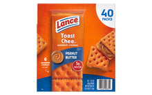 Load image into Gallery viewer, LANCE Toast Chee Peanut Butter Cracker Sandwiches, 40 Count
