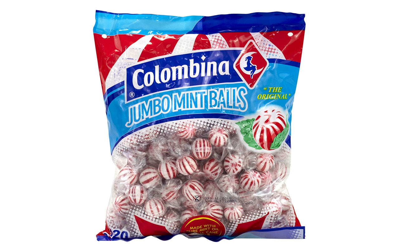 COLUMBINA Jumbo Peppermint Balls, 120 Count