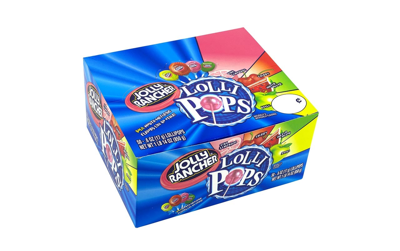 JOLLY RANCHER Lollipops in Assorted Flavors, 50 Count, 30 oz