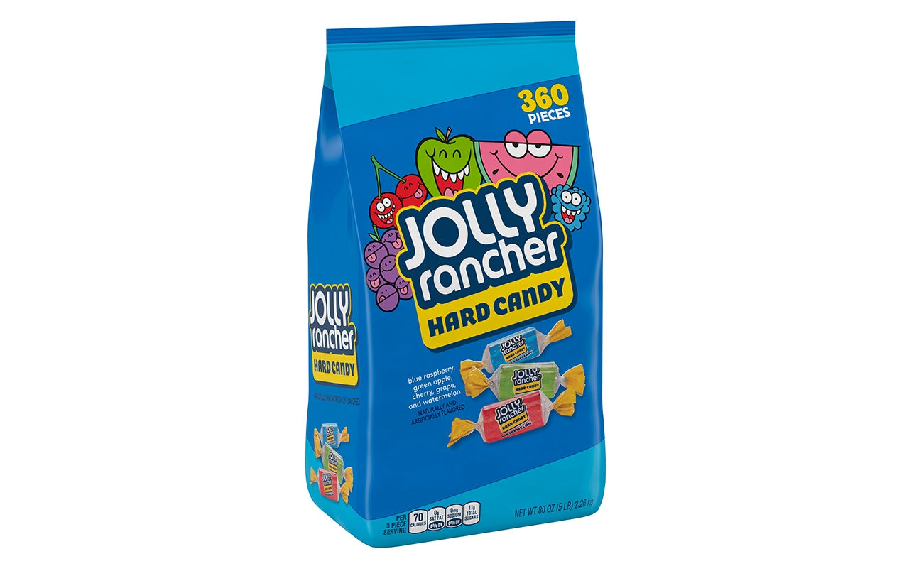 JOLLY RANCHER Hard Candy Assortment, 80 oz, 360 Pieces