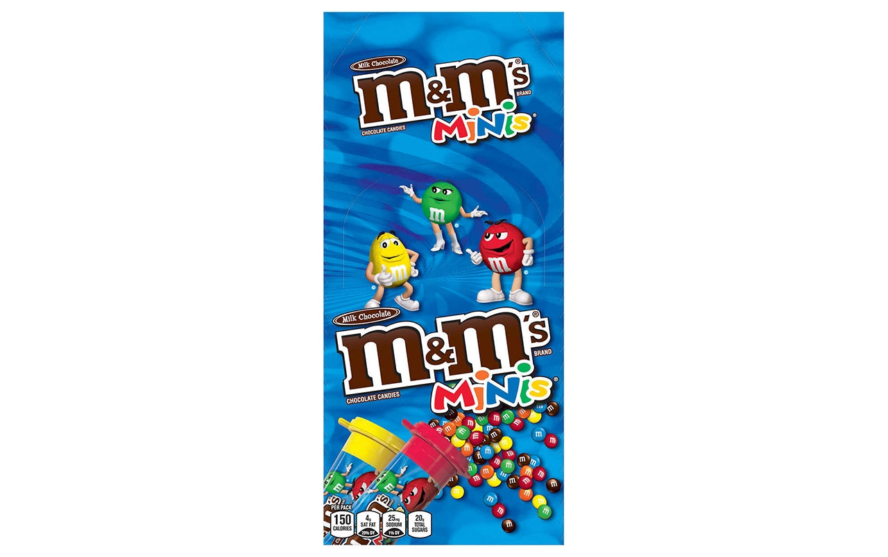 M&M's Mini Milk Chocolate Candies (1.08 oz. tubes, 24 ct.) (pack of 6)