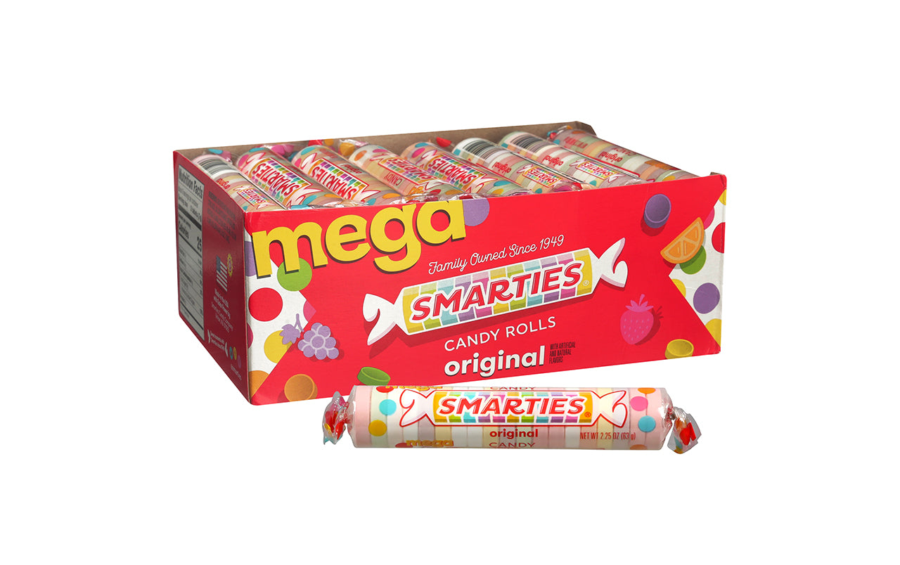 Mega Smarties Candy Roll 2.25 oz.