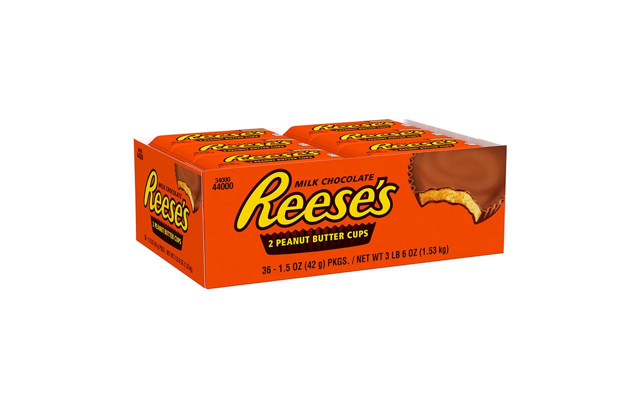 REESE'S Peanut Butter Cups, 1.5 oz, 36 Count