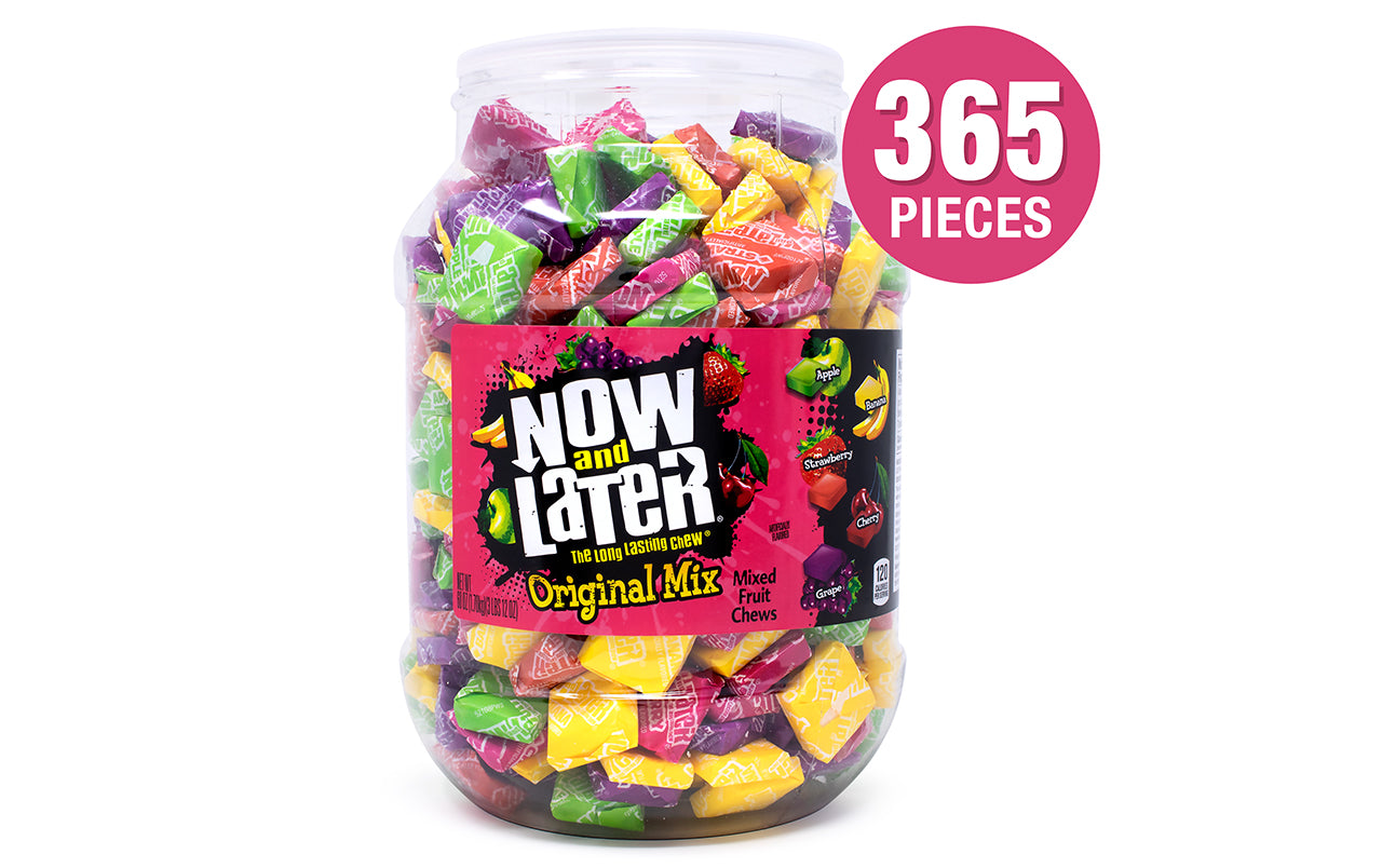NOW & LATER Assorted Jar, 365 Count – Candydistributors.com