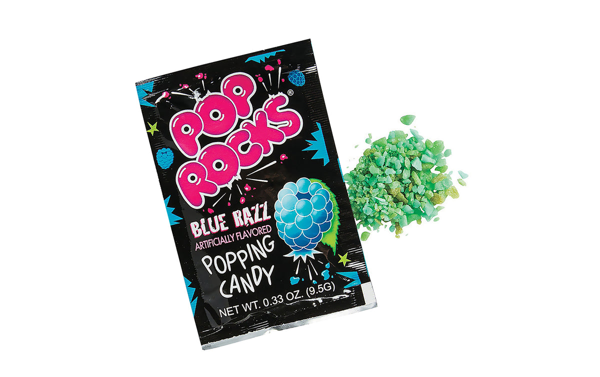 Pop Rocks Blue Raspberry, 24 Count – Candydistributors.com