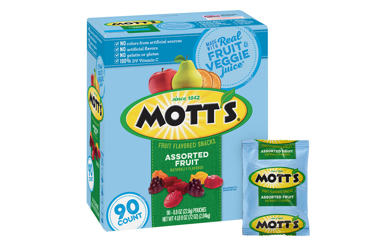 Mott's Medleys Fruit Snacks, 0.8 oz, 90 Count