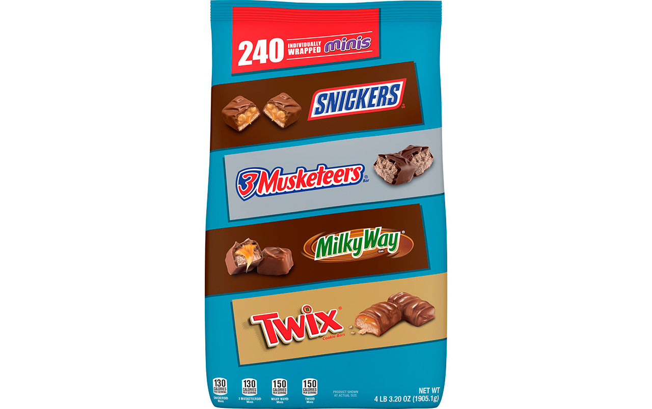 MARS Mix Miniature Chocolate Bars, 67.20 oz