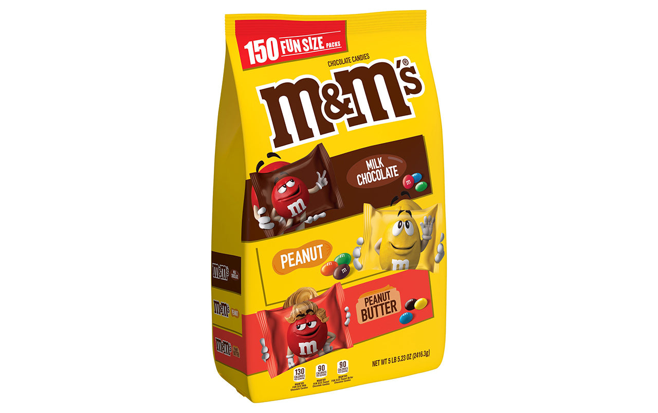 M&M'S Fun Size Milk Chocolate Candy Variety Pack Bulk Candy Bag
