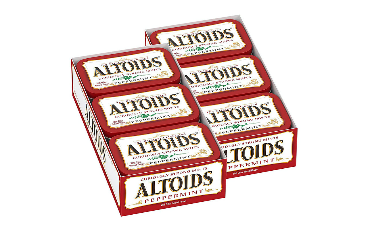 Altoids Peppermint Mints, 1.76 oz, 12 Count