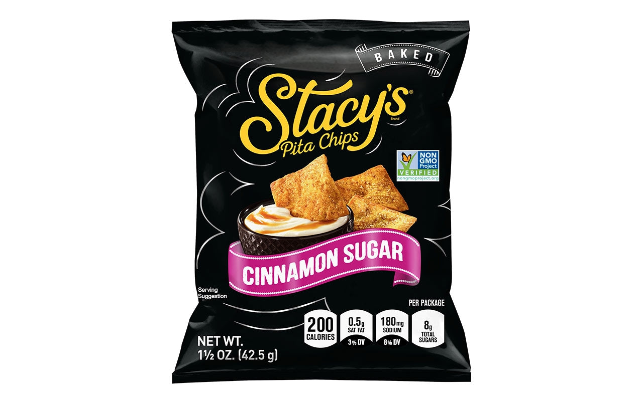 Stacy's Pita Chips Cinnamon Sugar, 1.5 oz, 24 Count