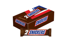 Load image into Gallery viewer, SNICKERS 2-To-Go Bars, 3.29 oz, 24 Count
