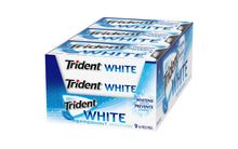 Load image into Gallery viewer, Trident White Peppermint Sugar-Free Gum, 16 Pieces, 9 Count

