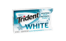 Load image into Gallery viewer, Trident White Wintergreen Sugar-Free Gum, 16 Pieces, 9 Count
