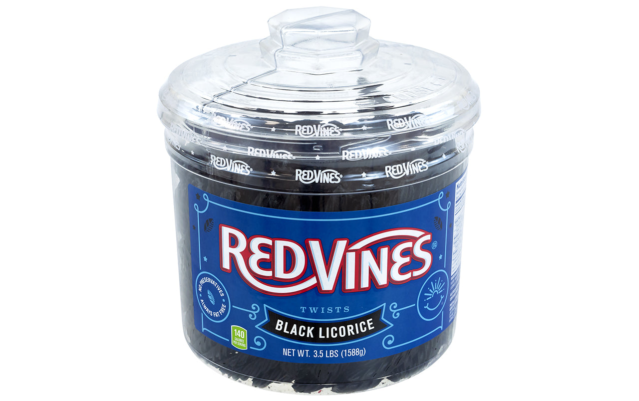 Red Vines Black Licorice Twists, 3.5 lb