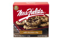 Load image into Gallery viewer, MRS FIELDS Milk Chocolate Chip Cookies, 1 oz, 30 Count
