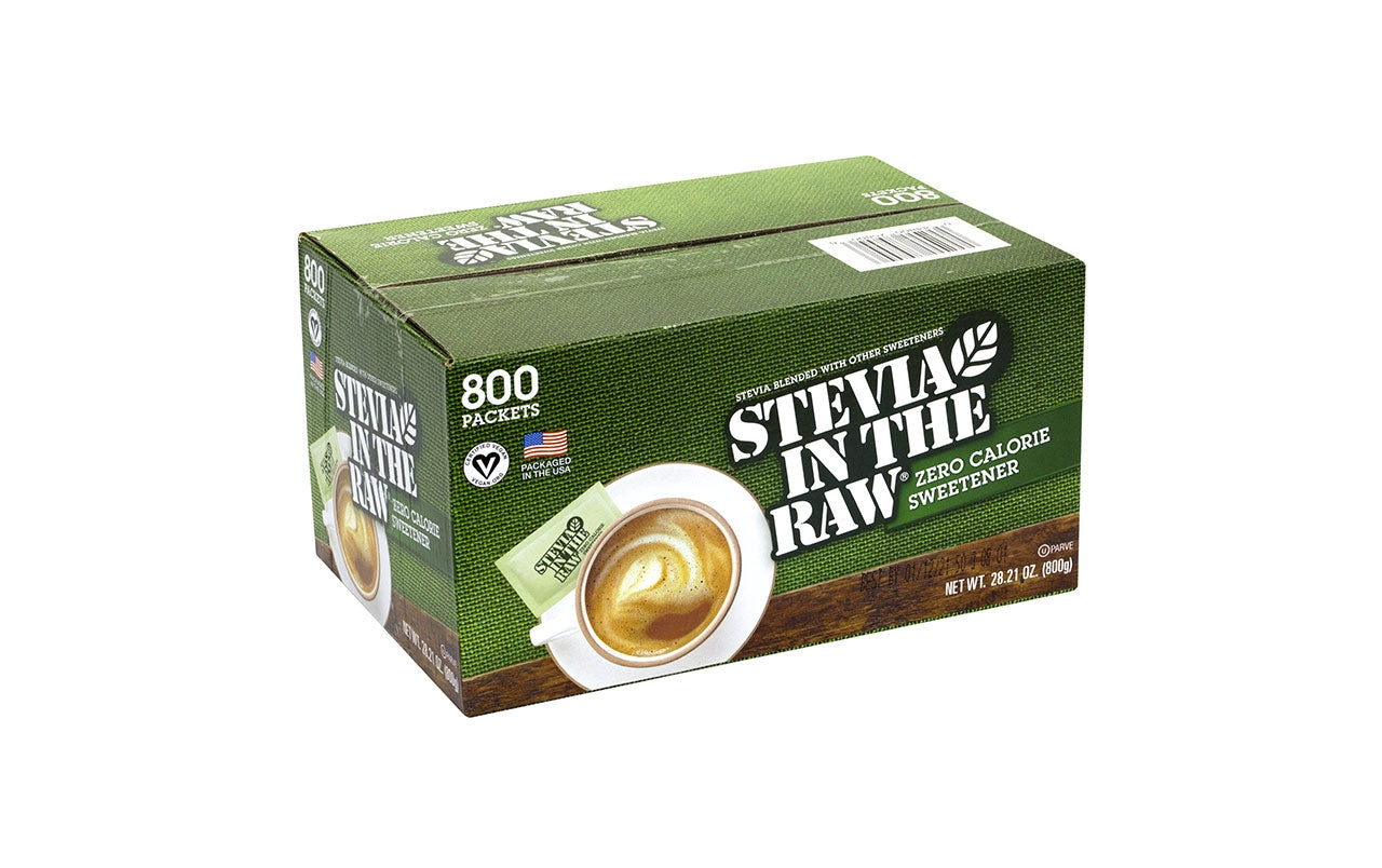 STEVIA IN THE RAW Zero Calorie Sweetener, 800 Packets