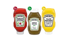 Load image into Gallery viewer, HEINZ Ketchup, Mustard &amp; Relish Picnic Pack, 4 Pack
