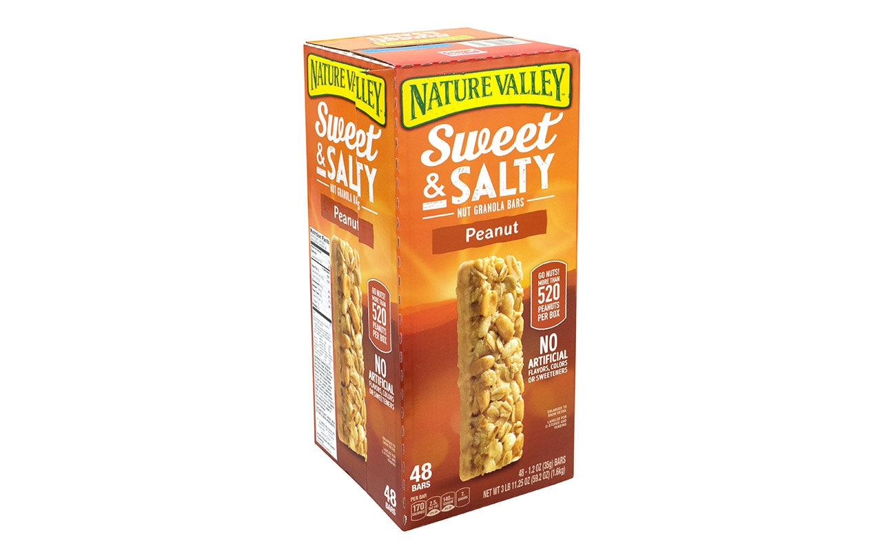 Nature Valley Sweet & Salty Nut Granola Bars Peanut, 1.2 oz, 48 Count