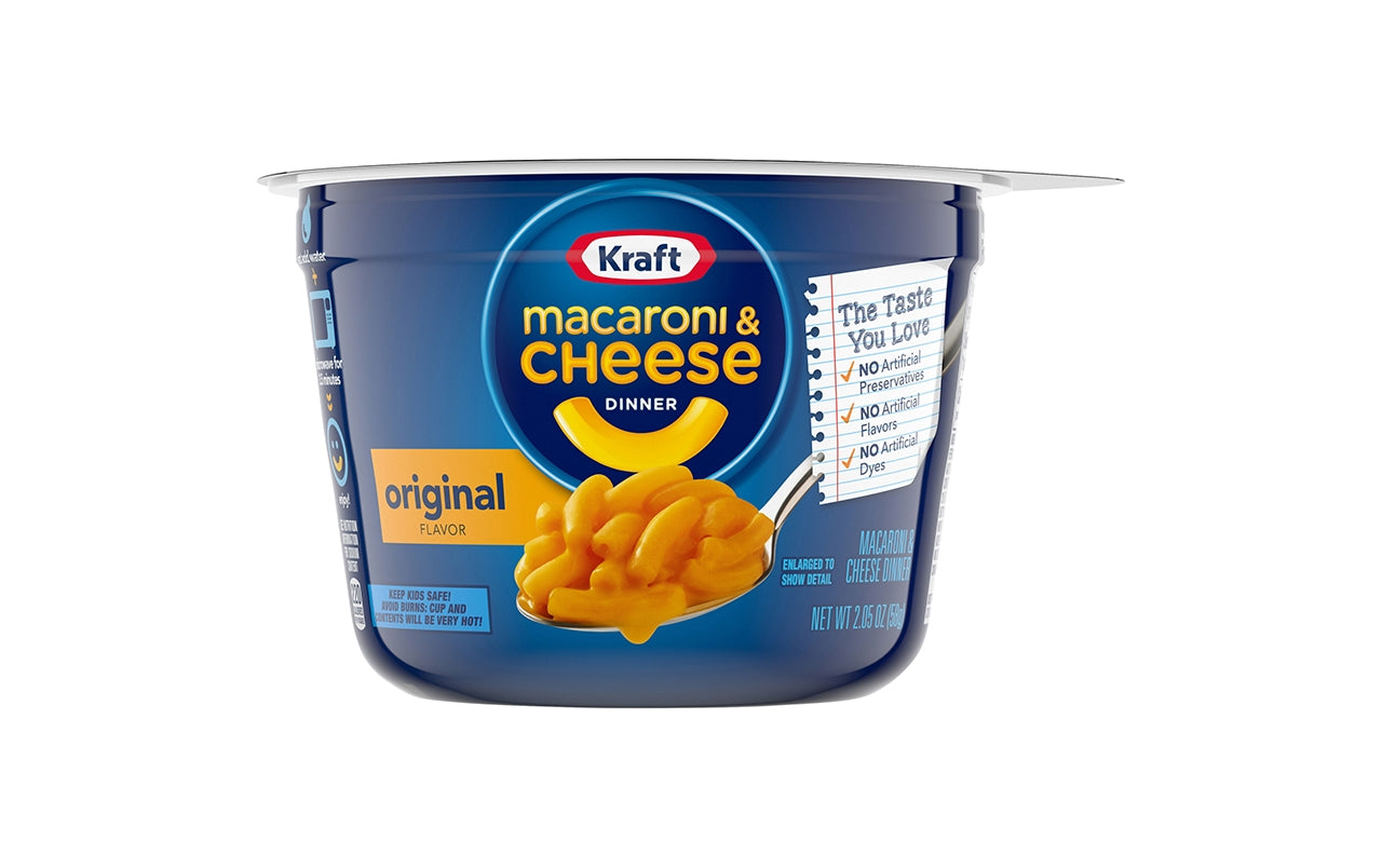Kraft Macaroni & Cheese Cups, Original Flavor, 12 ct.
