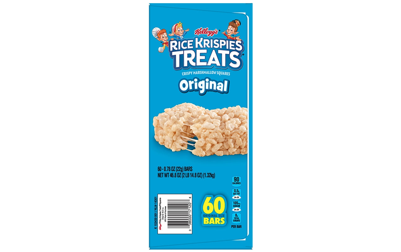 KELLOGG'S Original Rice Krispies Treats Snack Bars, 0.78 oz