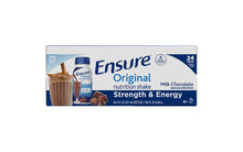 Load image into Gallery viewer, ENSURE Original Milk Chocolate Nutrition Shake, 8 fl oz, 24 Count
