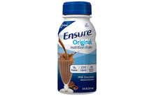 Load image into Gallery viewer, ENSURE Original Milk Chocolate Nutrition Shake, 8 fl oz, 24 Count
