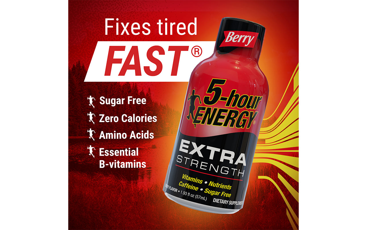 Berry Flavor Extra Strength 5-hour ENERGY Drink 12-pack