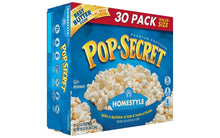 Load image into Gallery viewer, Pop Secret Premium Popcorn Homestyle, 3 oz, 30 Count
