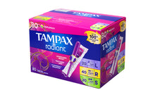 Load image into Gallery viewer, Tampax Assorted Radiant Tampons, 84 Count

